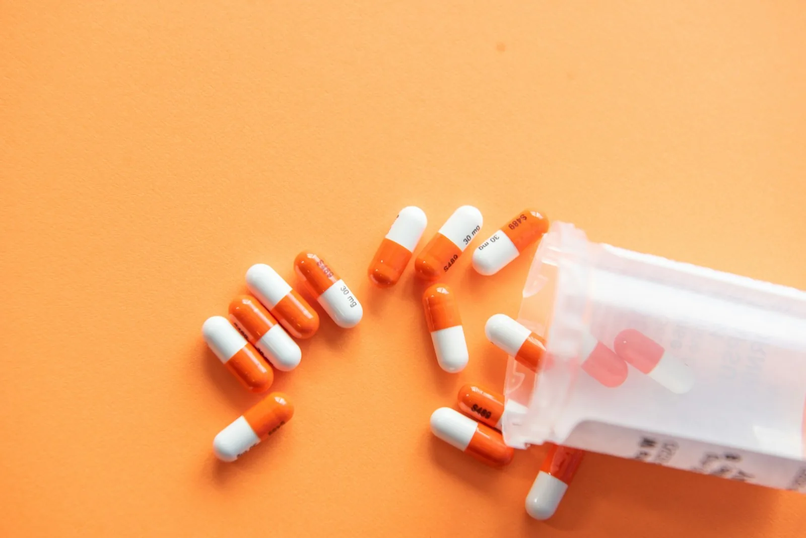 Pharmacist checking medication inventory